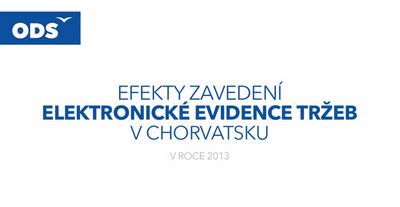 Efekty zavedení Elektronické evidence tržeb (EET) v Chorvatsku v roce 2013